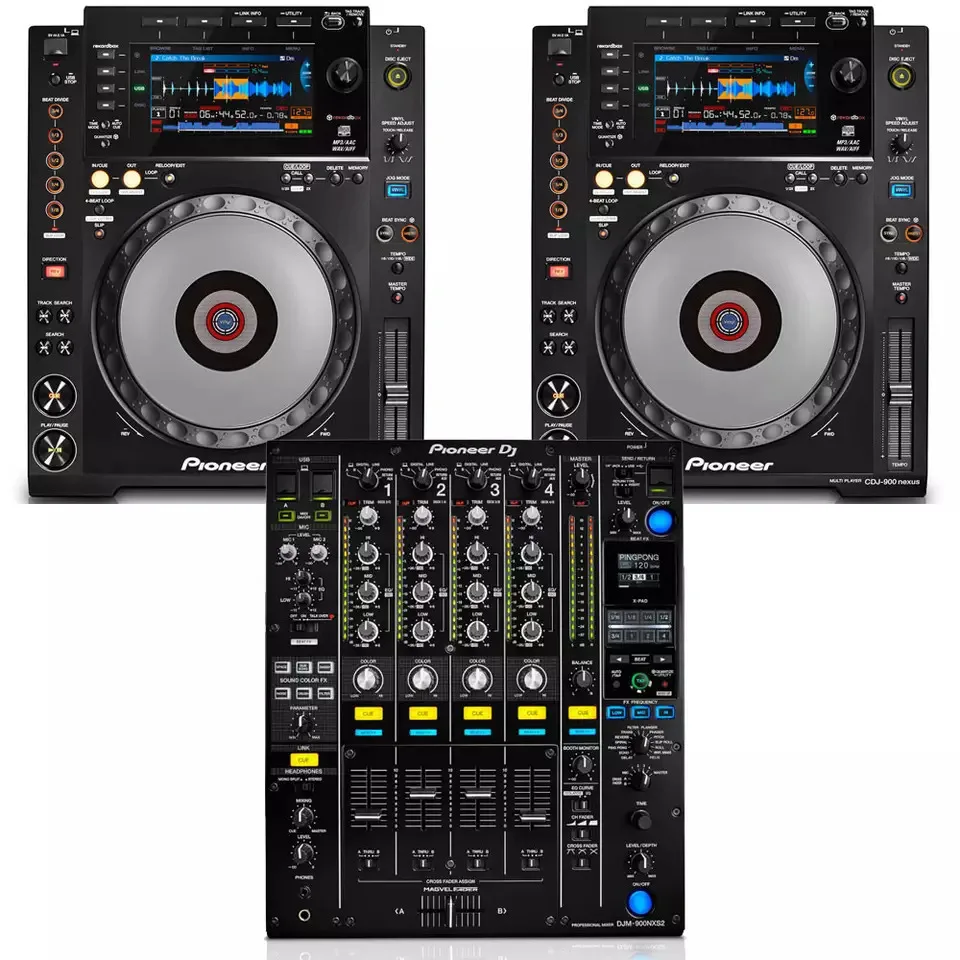 High Quality Hot 2022 Quality 2x for-Pioneers DJ CDJ-3000 Players (Pair) + DJM-900 Nexus MK2 Mixer Bundle Deal in stock.