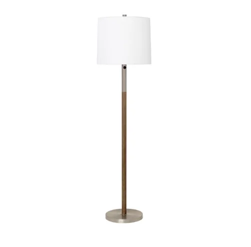 UL CE hot traditional hotel guest room project and home lamp nickel Finish linen lampshade Floor Light