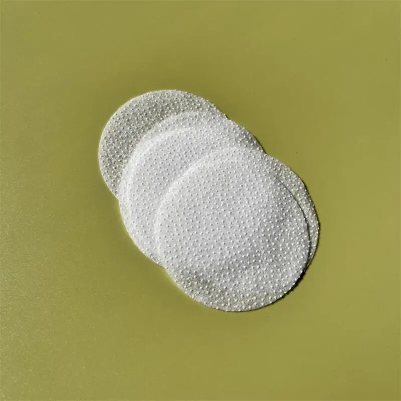 YD10 Manufacturer  supply natural disposable dots round cosmetic cotton pads for make up