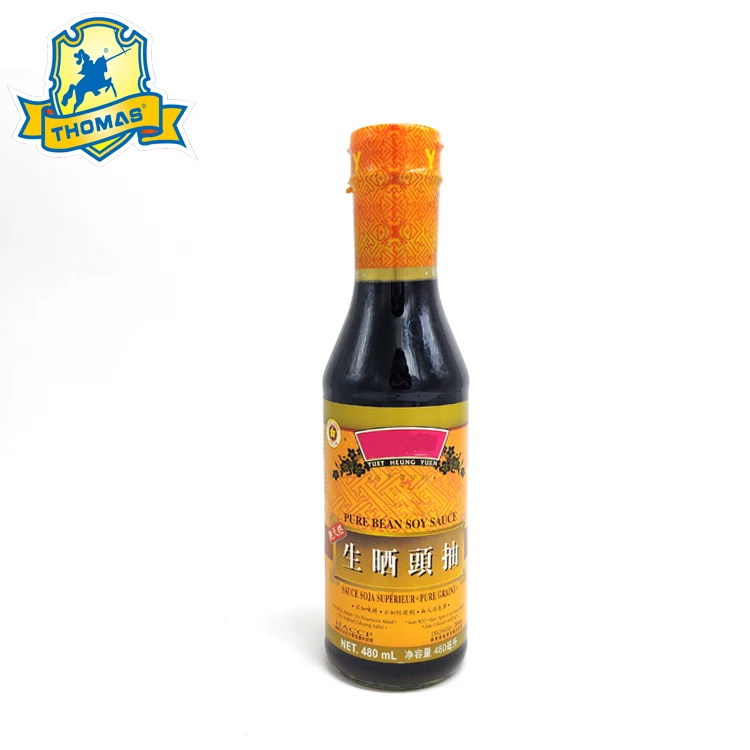 Haccp Halal OEM factory non-GMO soya raw material natural brewed Chinese light soy sauce salsa de soja