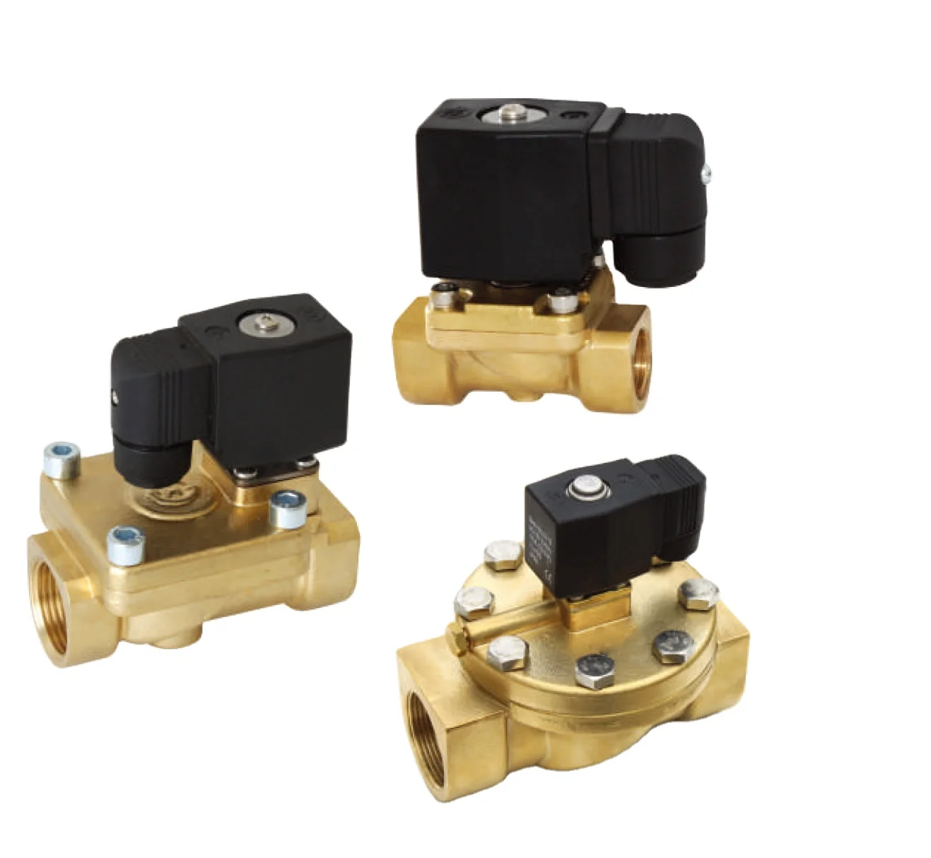 WODE factory price custom High quality  brass water control solenoid valve