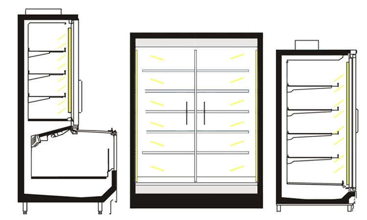 
8W IP65 waterproof led Freezer Light for refrigerator lighting 