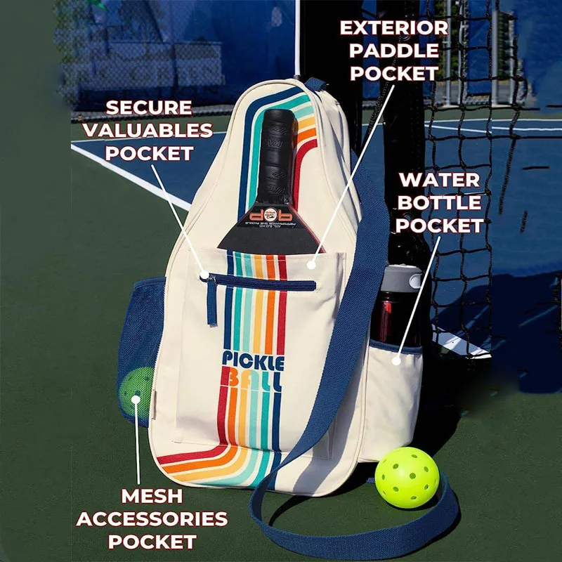 Oem Factory Custom Travel Pickleball Tennis Backpack Bag Sport Pickleball Bag For Pickleball