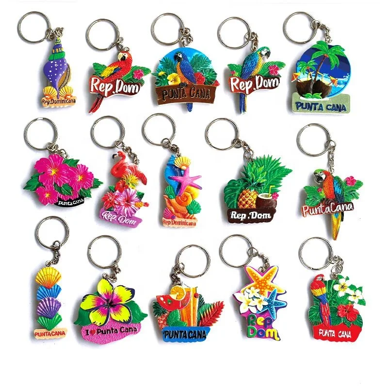 YIWU BaiWen Manufacturers  promotional Custom turtle  3D Resin Keychain High Quality Souvenirs Key Chains Keychain