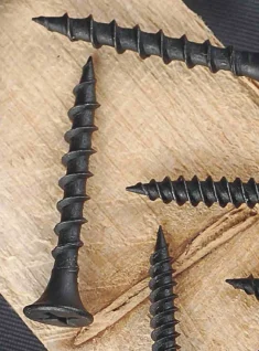 MALAXY Black Tornillos Parafusos 6x25 3.5*25mm Dry Wall Screw Drywall Screws 1 1/4 Fine Coarse Thread Black Phosphated
