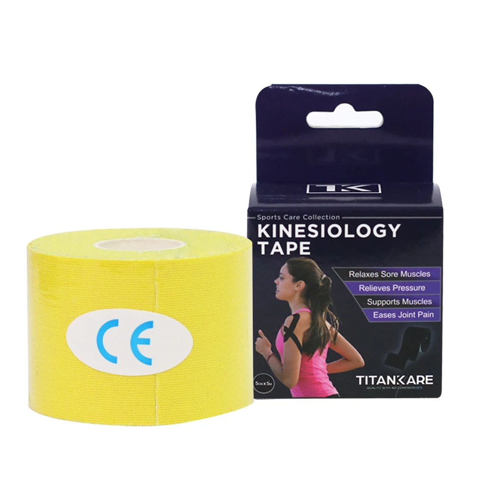Aranea Waterproof Custom Printed Logo Cotton Kinesiology Tape Profesional Sport Therapy Muscle Athlete Kinesiology Tape