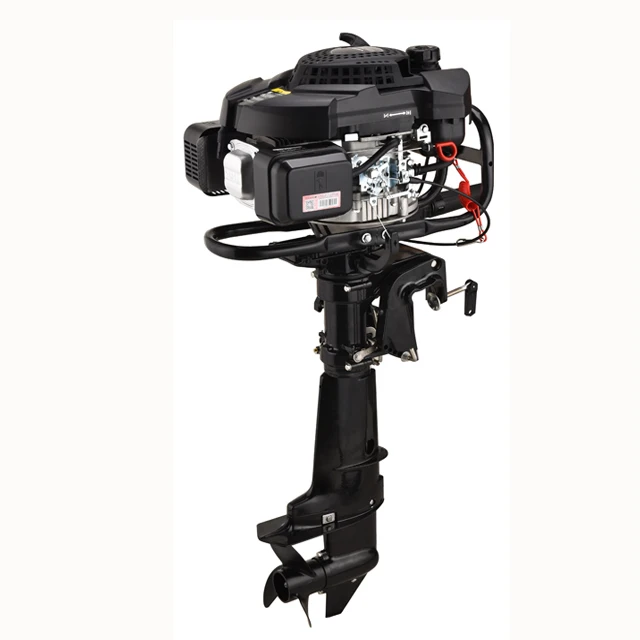 Hot sale updated 9hp 4-stroke air-cooled boat engine reverse gear outboard motor