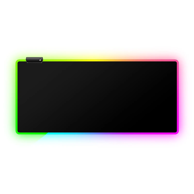 RGB LED Light-emitting Mousepad Keyboard Cover Desk-mat Colorful Surface USB Mouse Pad Waterproof Multi-size Computer Gamer Dota