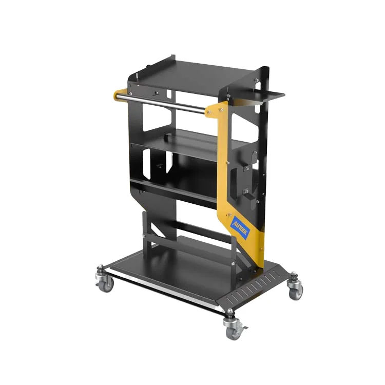 Direct Manufacturer Autool MMT553 Auto Repair Diagnostic Cart Multi-Layer Storage Design for Car Engine Analyzer Tool Cart