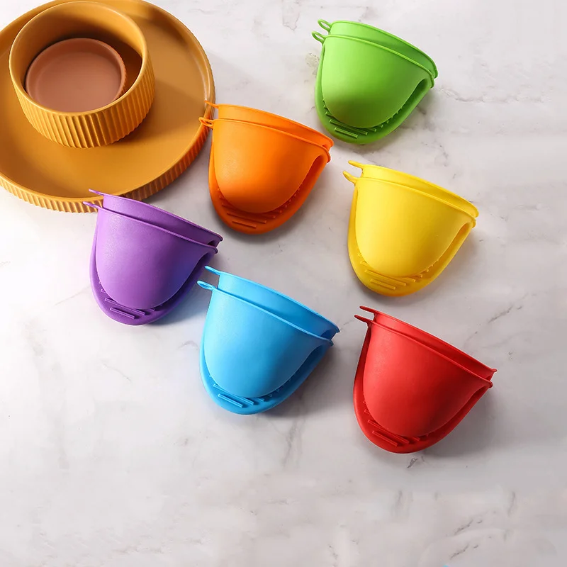 Reusable Kitchen Cooking Oven Gloves Silicone Pot Holder Heat Resistant Silicone Oven Mitts