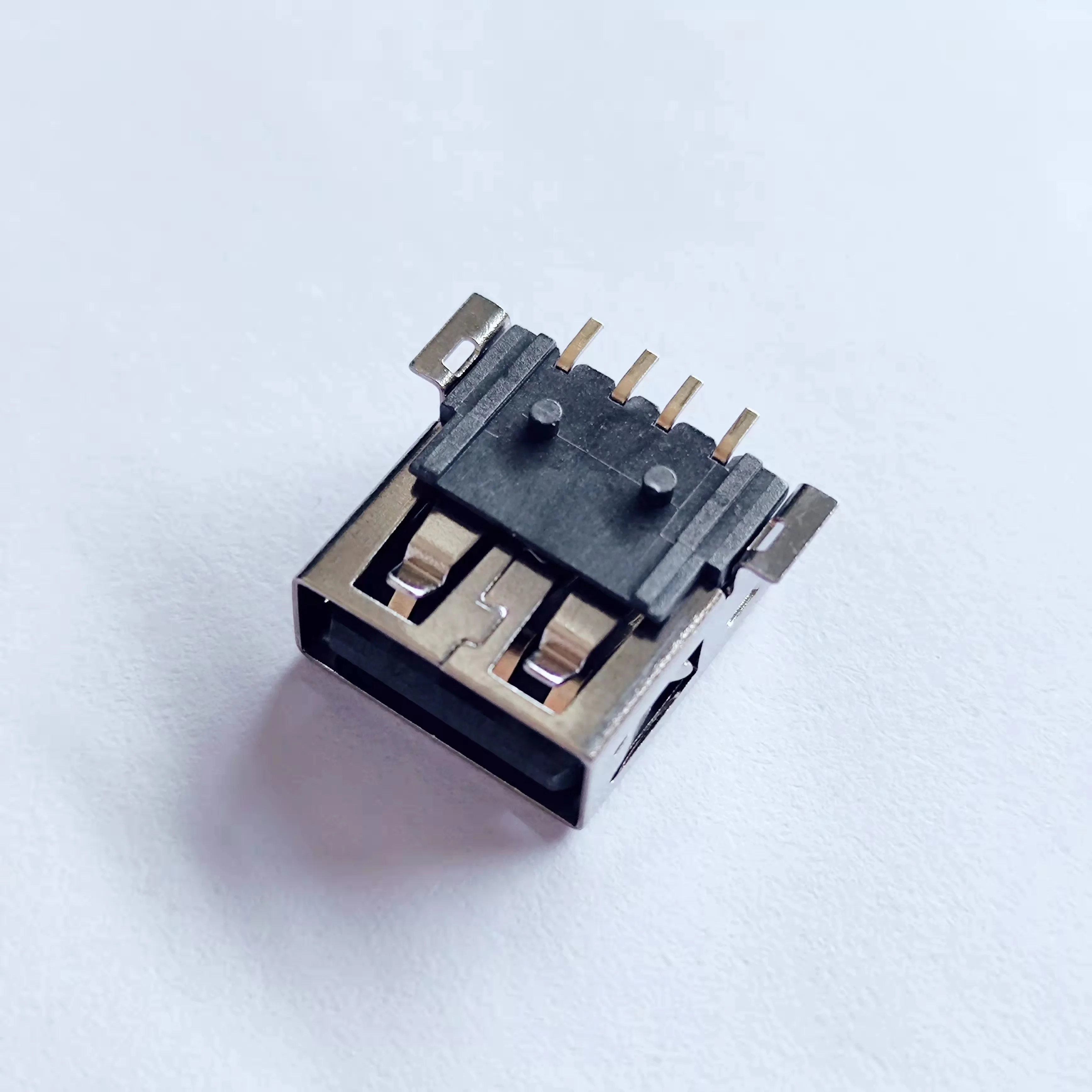 USB connector 2.0 pitch AF4P SMT Copper shell with the column