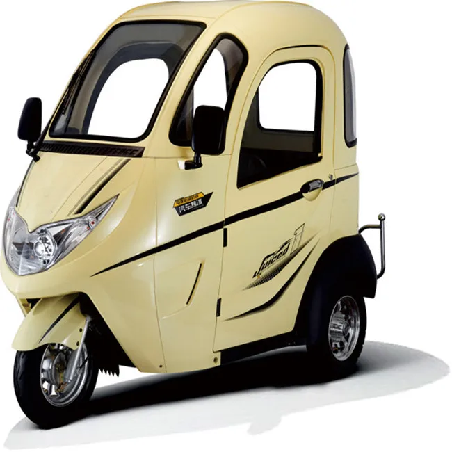 cheap tricycle Closed Body Type passenger electric tricycle /electric trike