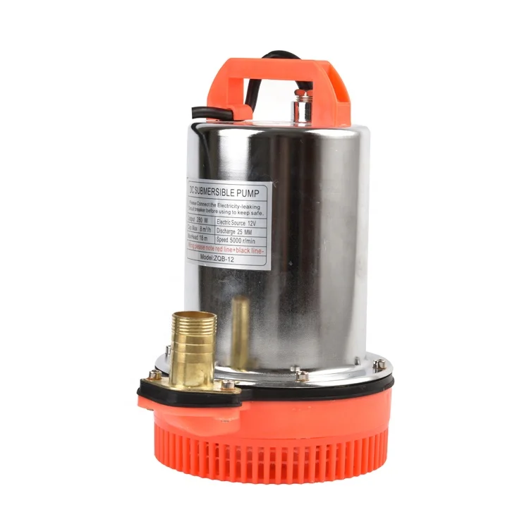 HOT SALE DC 12V 24V 48V SOLAR WATER PUMP 180W MAX HEAD 10-15M WATER PUMP