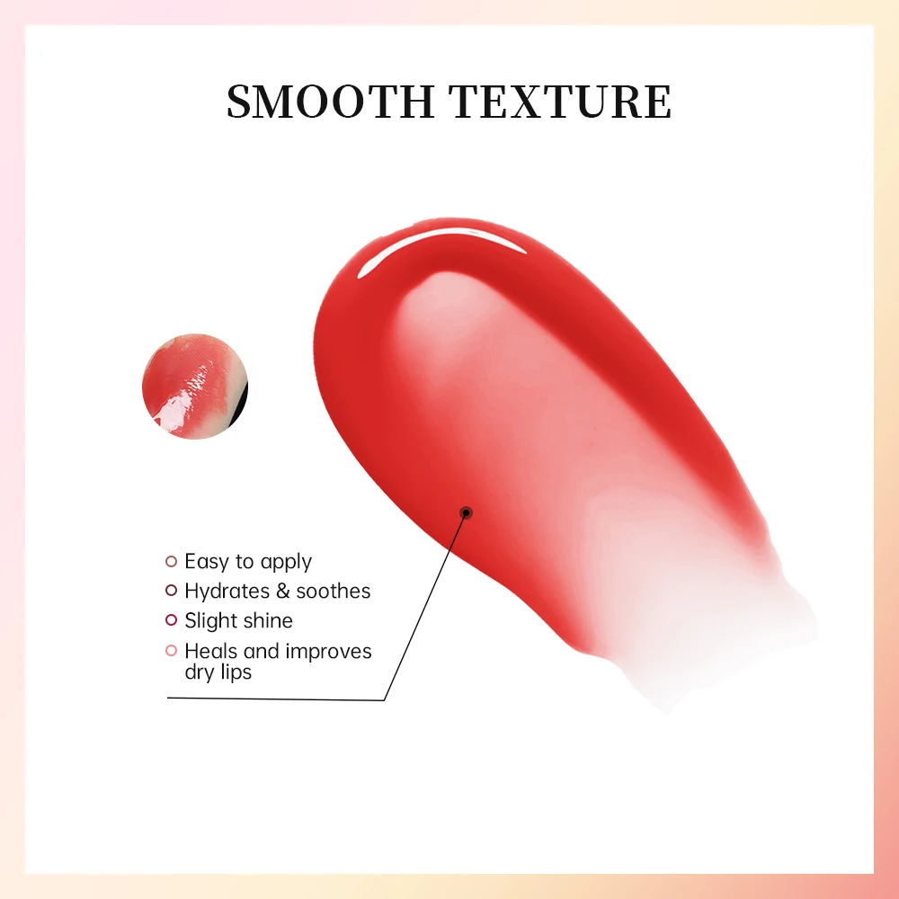 SPF Natural Nourishing Tinted Lip Balm Container Wholesale Vegan Hyaluronic Lip Plumper Gloss Private Label