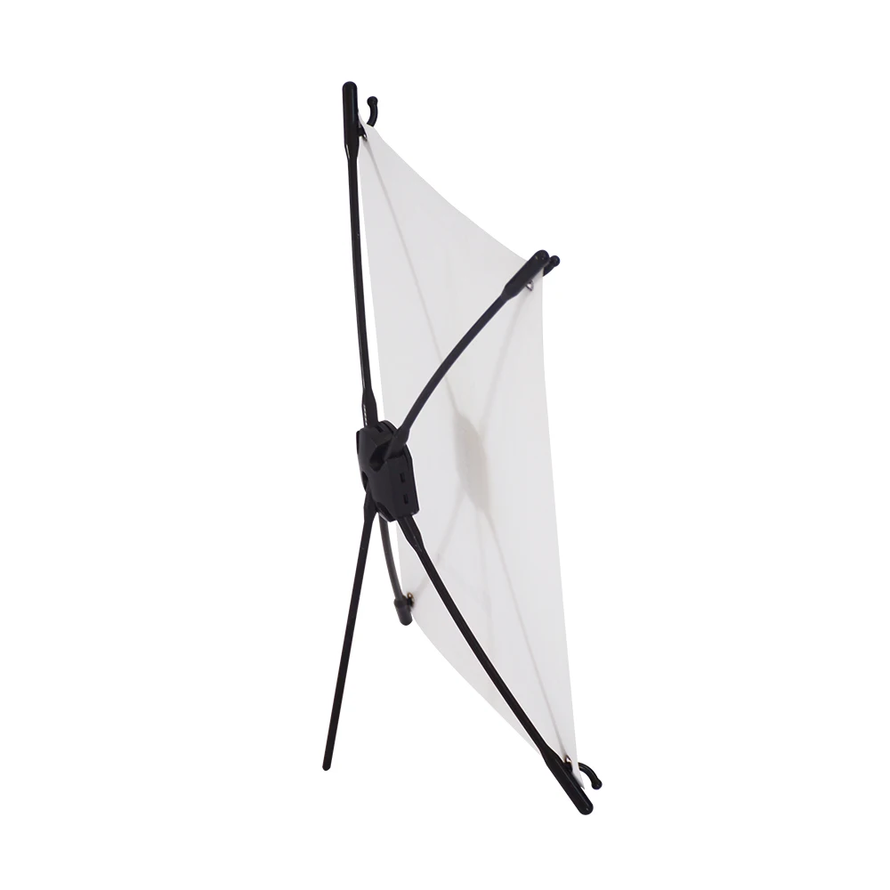 Economic Advertising Portable Mini X Banner Stand Plastic Steel Retractable Banner  on Table for Promotion
