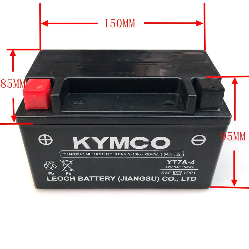 Аккумулятор для мотоцикла KYMCO оригинальная Заводская батарея GP110 VP110 G125 CK125-T без воды TX7A-BS
