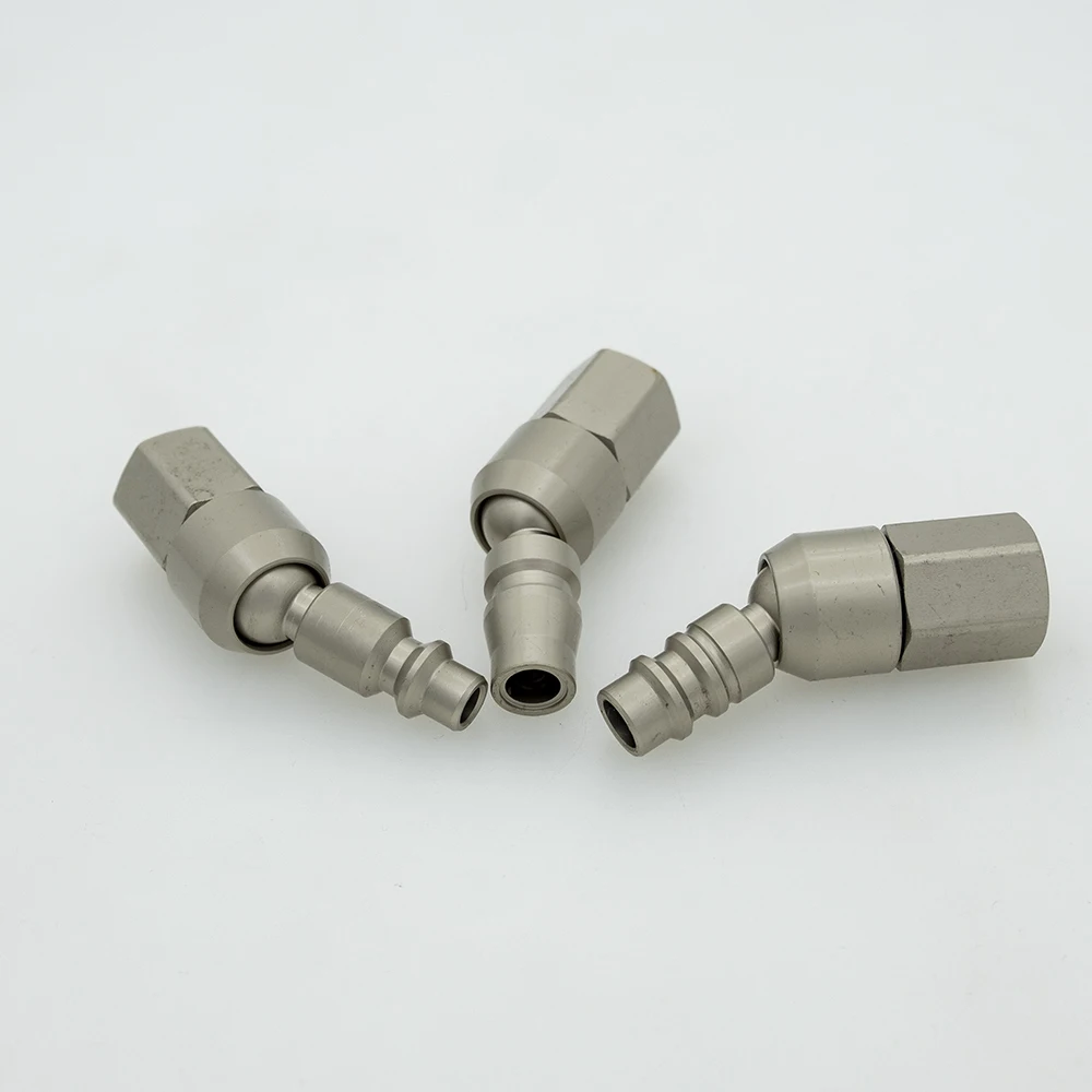 New Quick Release Couple Universal 360 Swivel Air Hose Connector Flow Universal Joint Air Fitting Air Line Hose Fitting