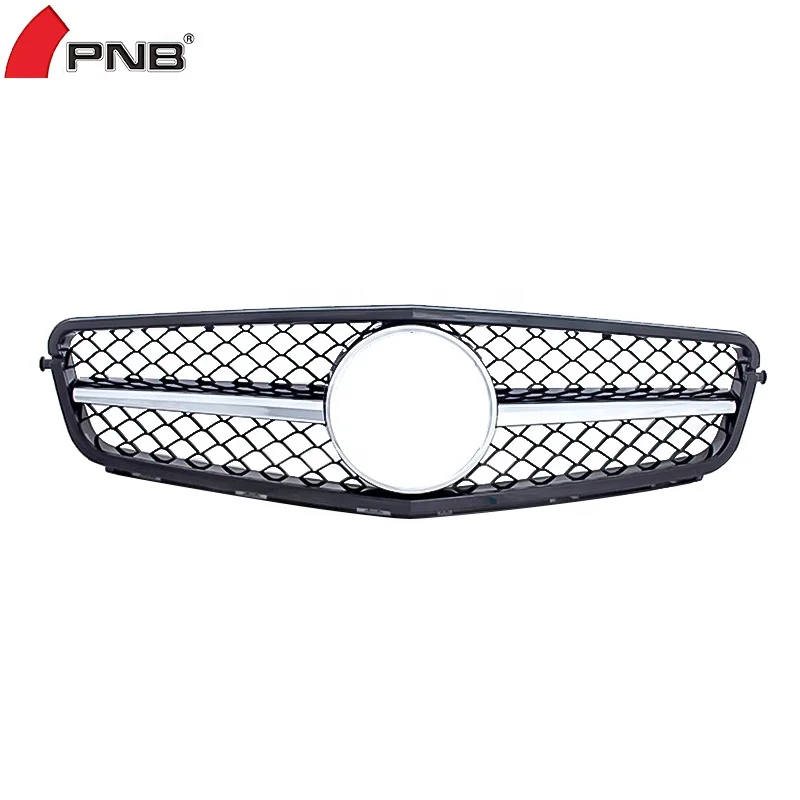 Решетка переднего бампера для mercedes benz w204 c class c180 C200 C260 C300, Модернизированная косметическая хирургия C63 AMG решетка 07-14