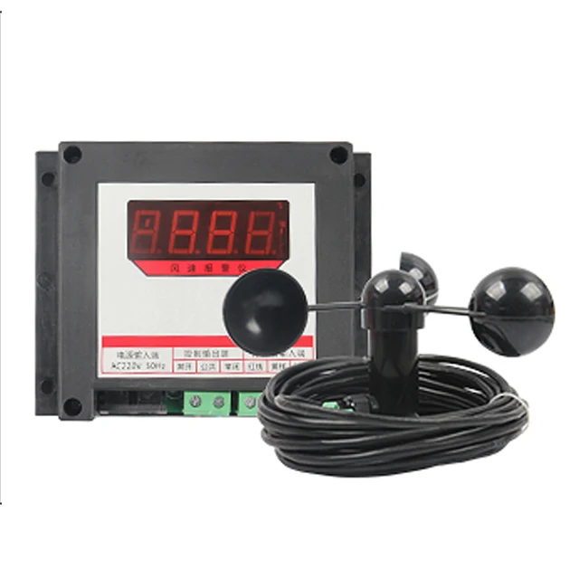 Tower Crane Anemometer Three Cup Analog Anemometer RS485 Wind Speed Sensor