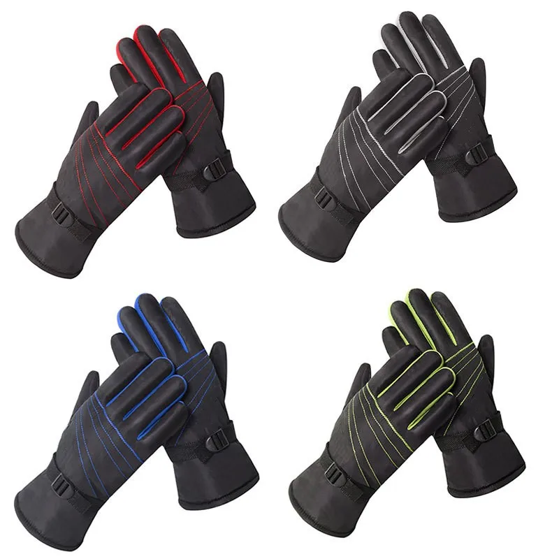 Разнообразие возможного дизайна в наличии с сенсорным экраном на заказ Противоскользящий силиконовый гель зимние теплые флисовые куртки с капюшоном и подкладкой бег велосипед Велоспорт перчатки