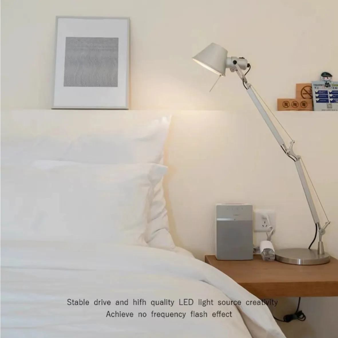Italian  Industrial Wind Machinery long Rod Rocker arm Table Lamp Design sense Office desk Eye Protection Reading Lamp