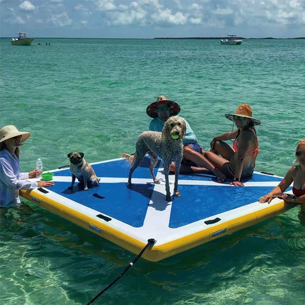 Square water float mattress hot inflatable water mats Water fishing picnics inflatable  Yoga Exercises Sports