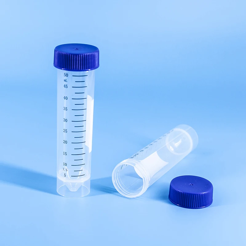 50ml Flat Bottom Round Bottom Conical Bottom Plastic Centrifuge Tube With Filter Laboratory 50ml Centrifuge Tube Molds