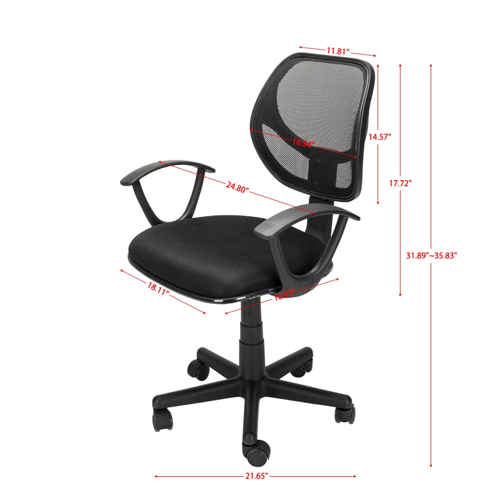 
Aligan new arrival commercial furniture black ergonomic revolving office computer mesh chair 
