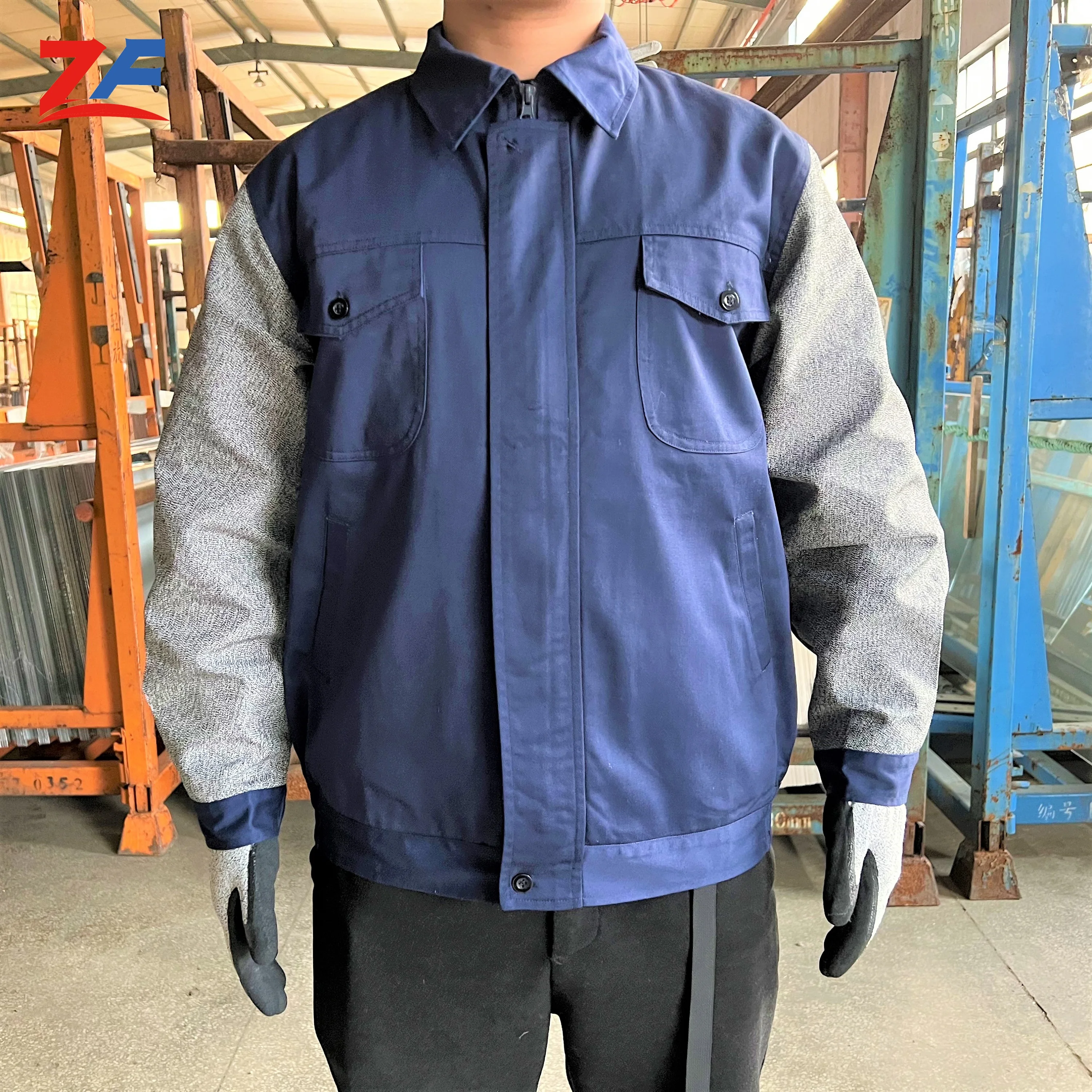 Workwear Uniforms Industrial Uniform overalls to prevent arm injuries high quality work clothes