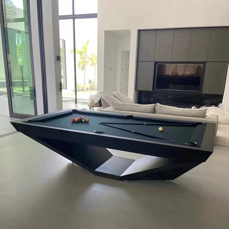 Factory luxury direct hot selling design billiard and pool tables with natural slate solid wood with professional felt