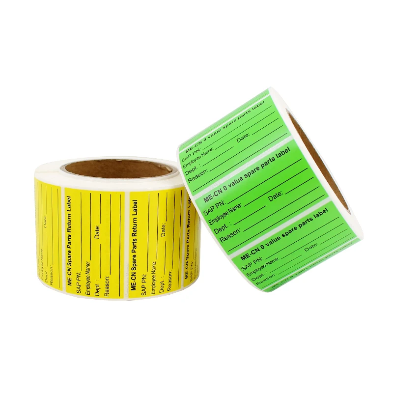 Custom Self-Adhesive PVC & PET Product Sticker Label UV Printing Perfume Label Roll