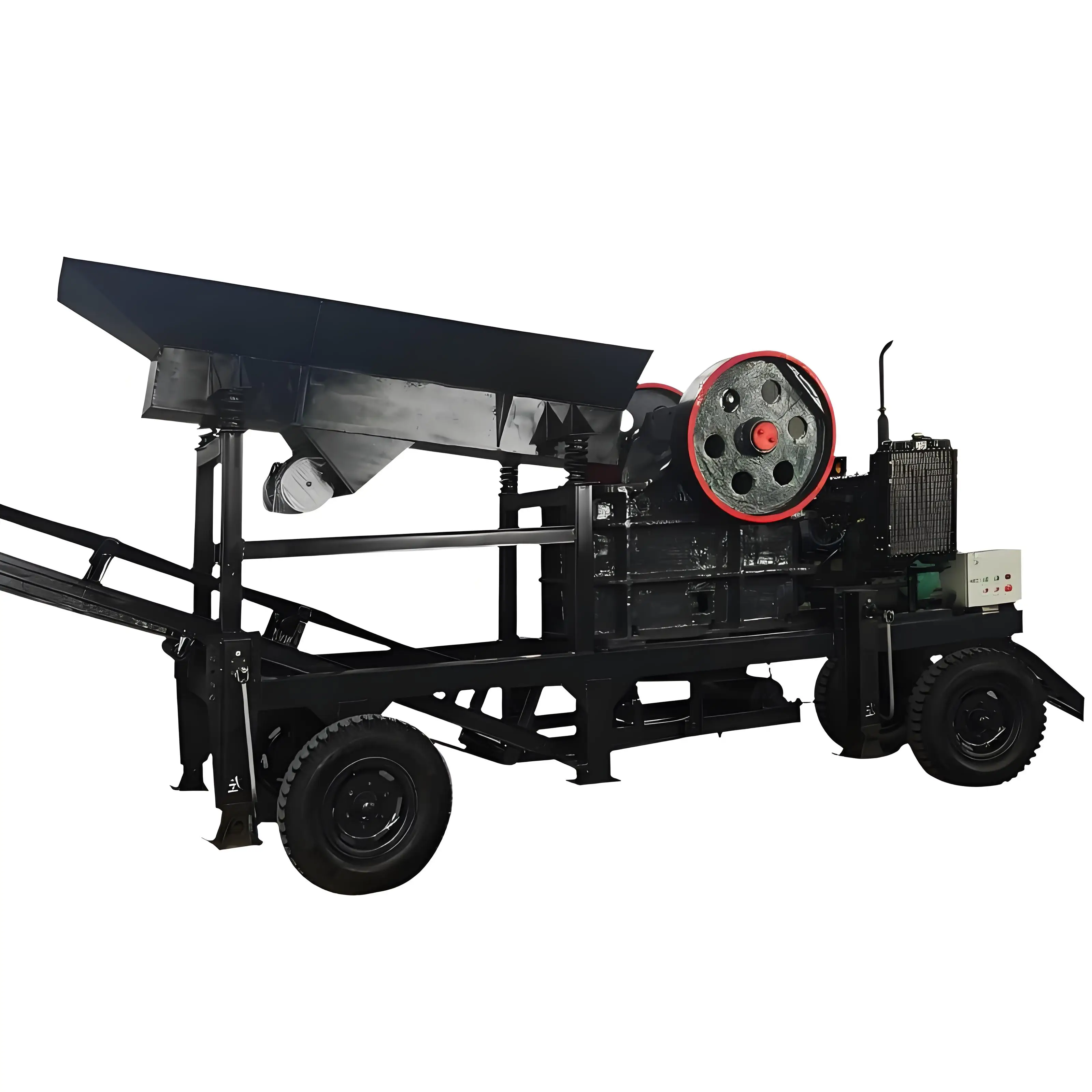 Shaolin heavy machine specializing in the production of mobile screen jaw crusher small mobile crusher price
