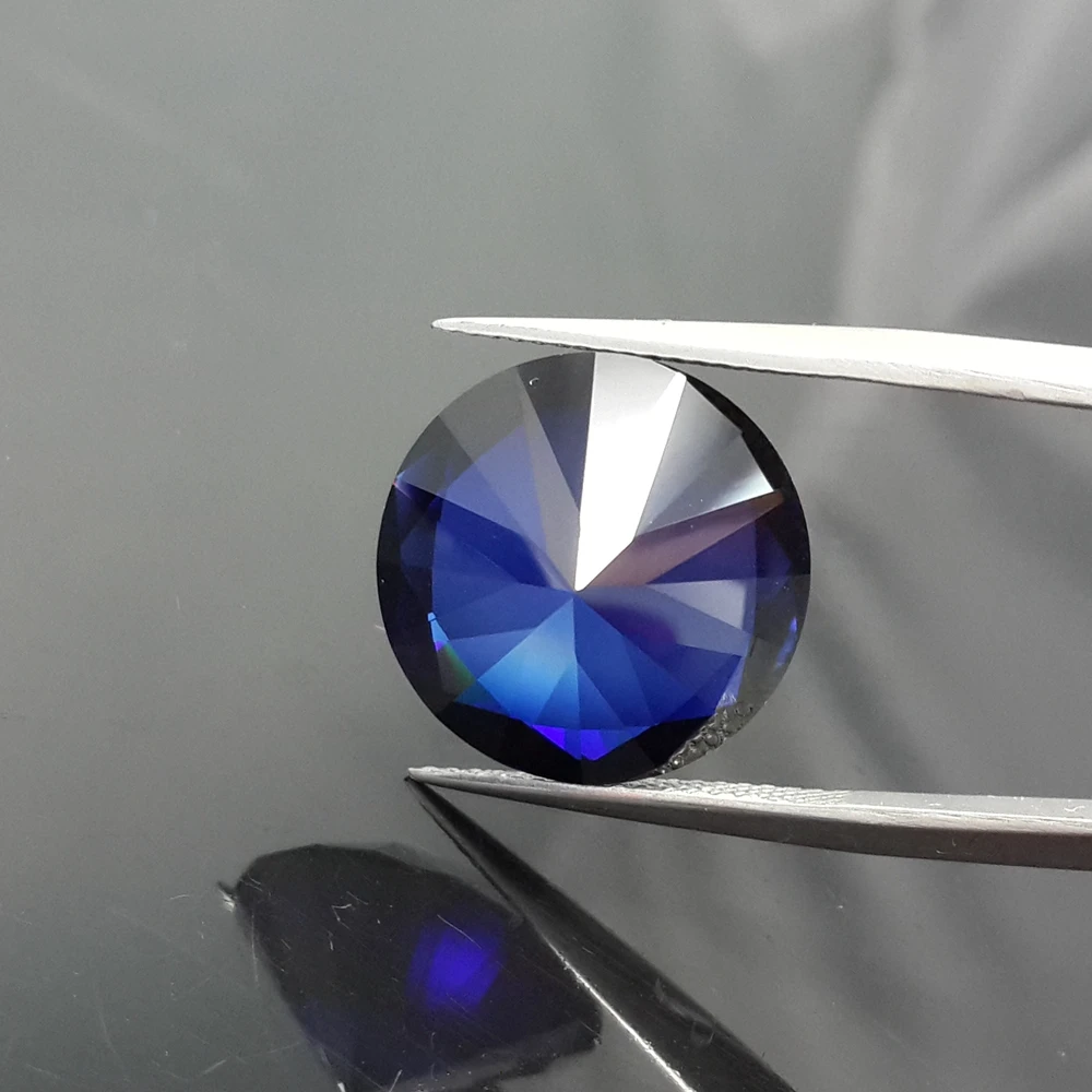 Loose Stone Excellent Rough Diamond Uncut 34# blue rough sapphire