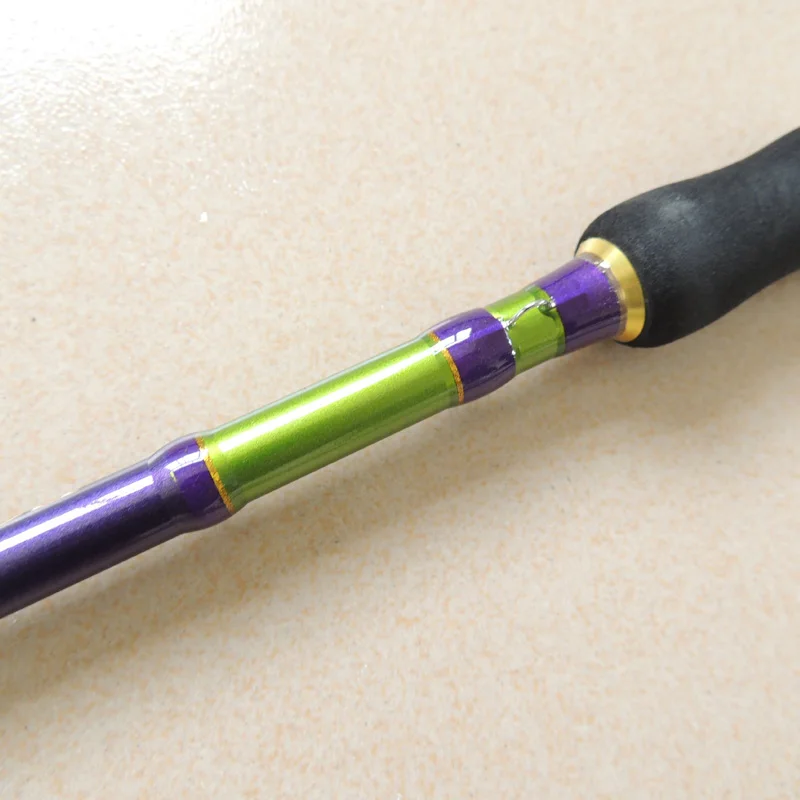 7ft 6inches 2 section carbon spinning  fishing rod lure weight 7-28g Chinese guide Chinese reel seat EVA handle