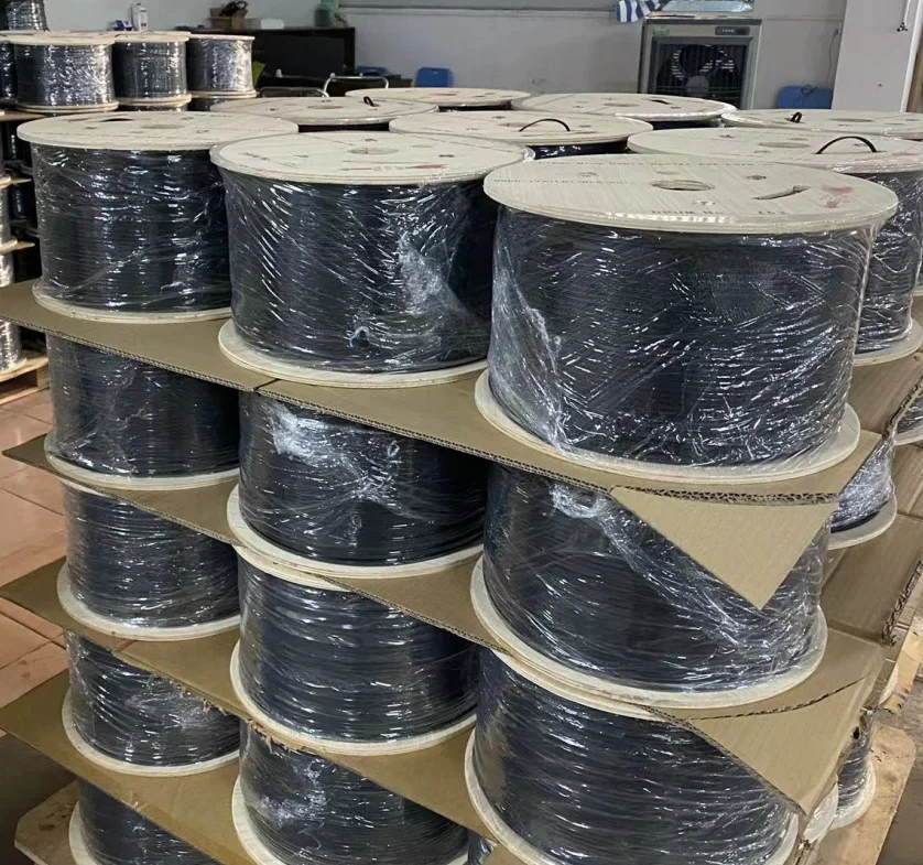 Фабричный оптоволоконный кабель ASU G652D SPAN 80 100 120 м mini