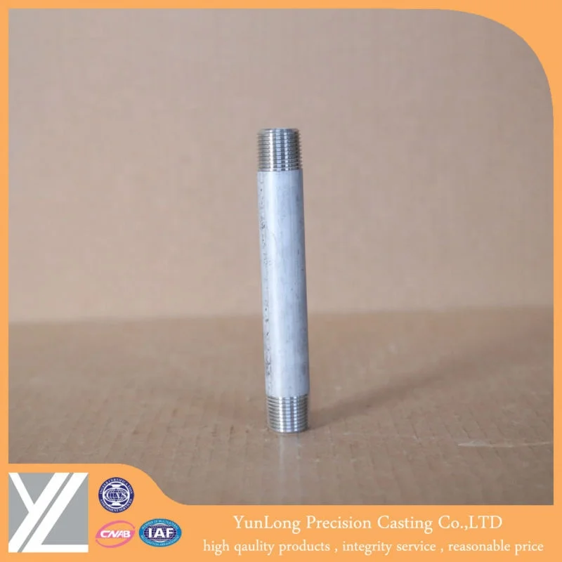 
Stainless Steel Tube Fittings NIPPLE 1/8 seamless nipples pipe fittings and welding pipe fittings 