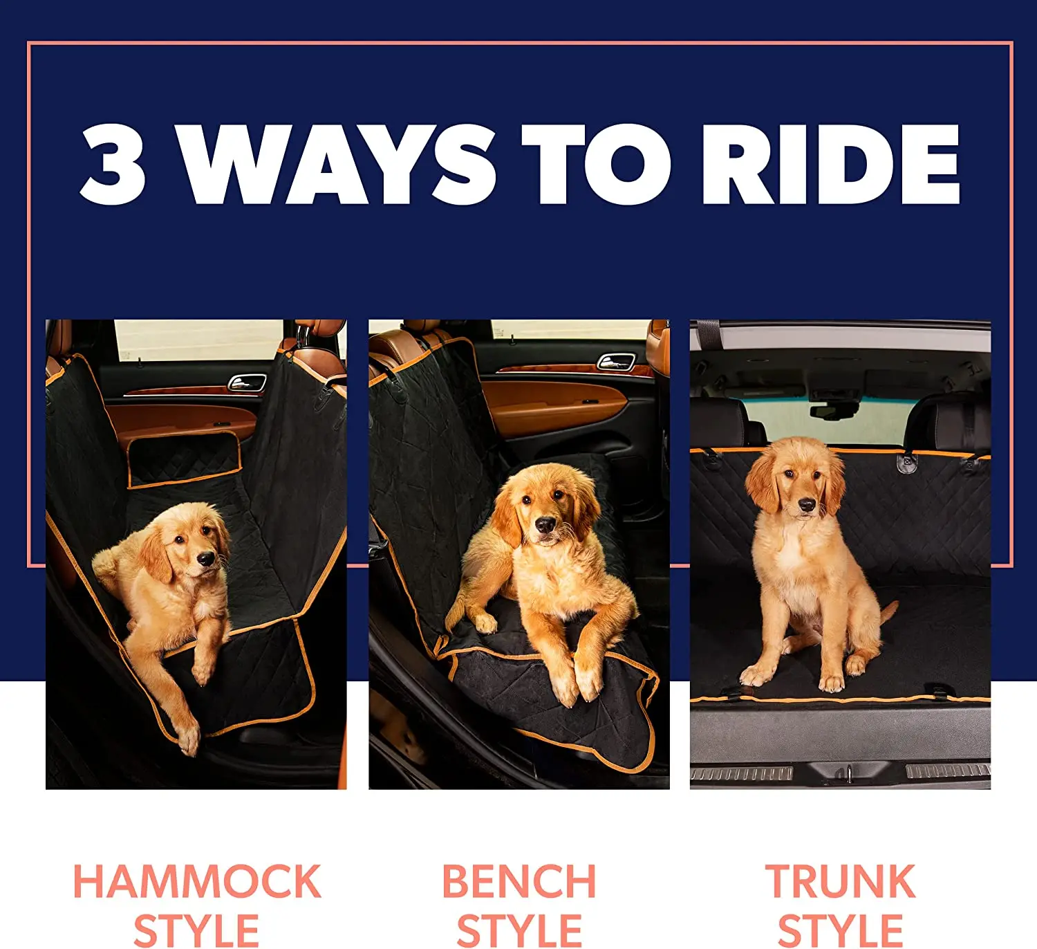 Factory Custom Wholesale High Quality Waterproof Non Slip SUV Dog Car Seat Cover Pet Car Seat Cover