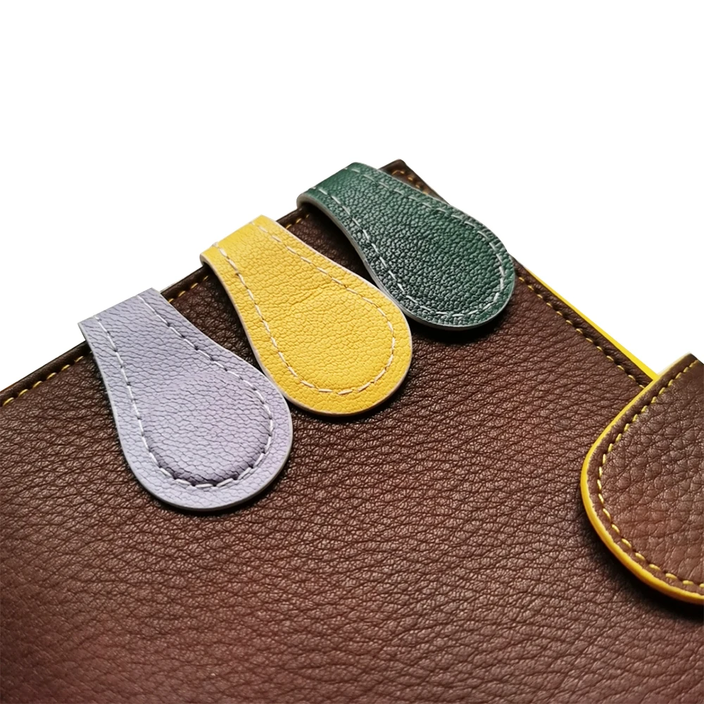 Leather Bookmark Custom Magnetic Bookmarks Blank Logo and Color Promotion Gifts Bookmarks