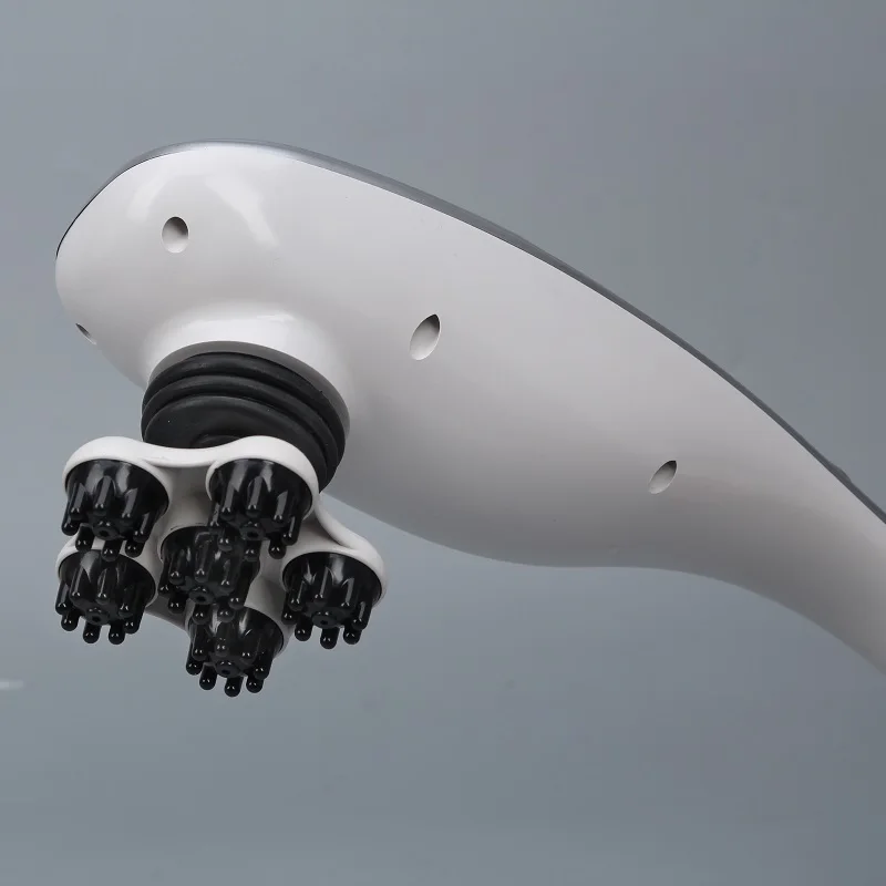 Multifunctional handheld Back Massager with 5 Massage Heads Deep Tissue Percussion Massage Hammer for Full Body Muscle Pain