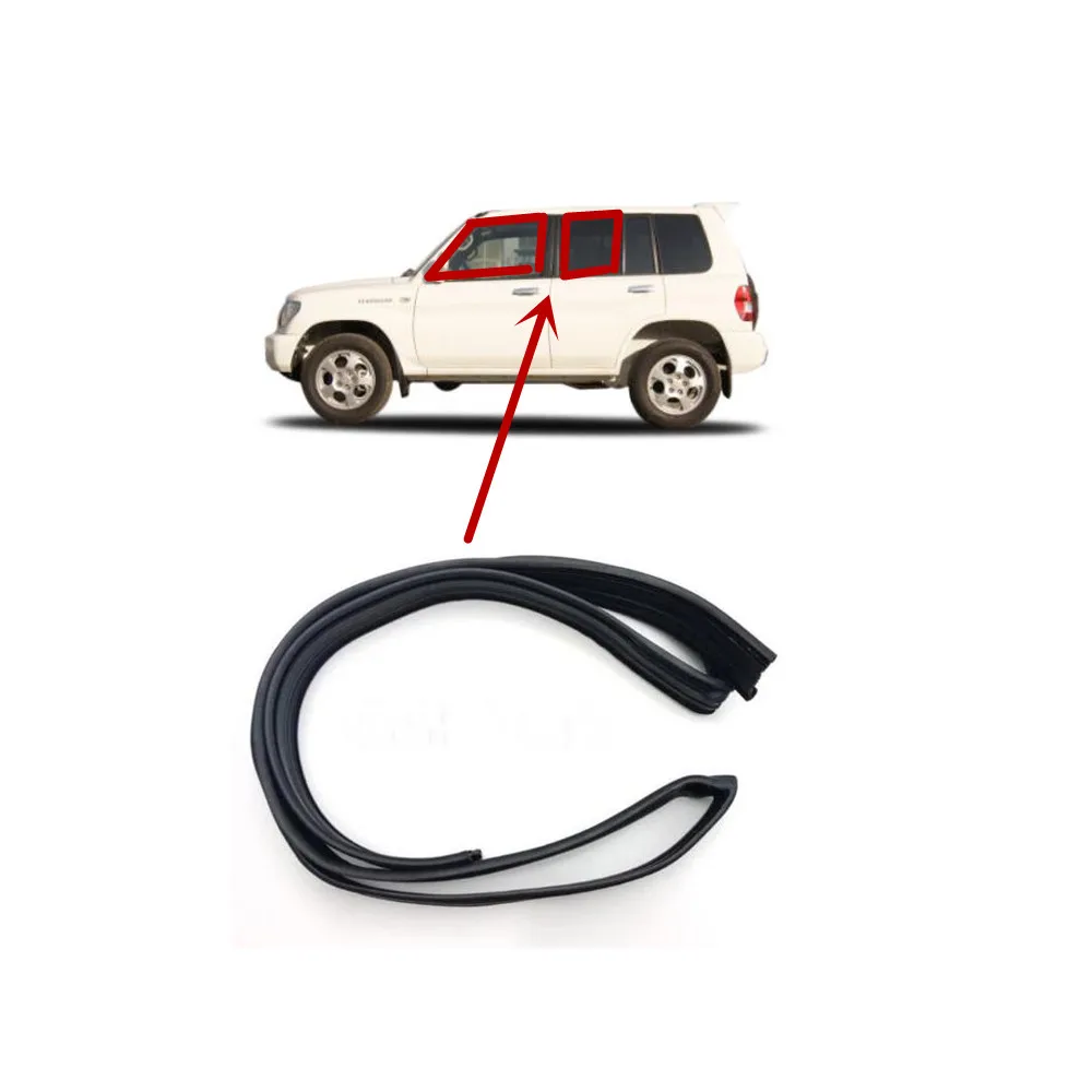 1 шт. 5 дверных стеклянных порогов ДЛЯ Pajero Mini H60 H70 MR351331 Windows Run Channel для Montero Pinin Погодная полоса Shogun IO