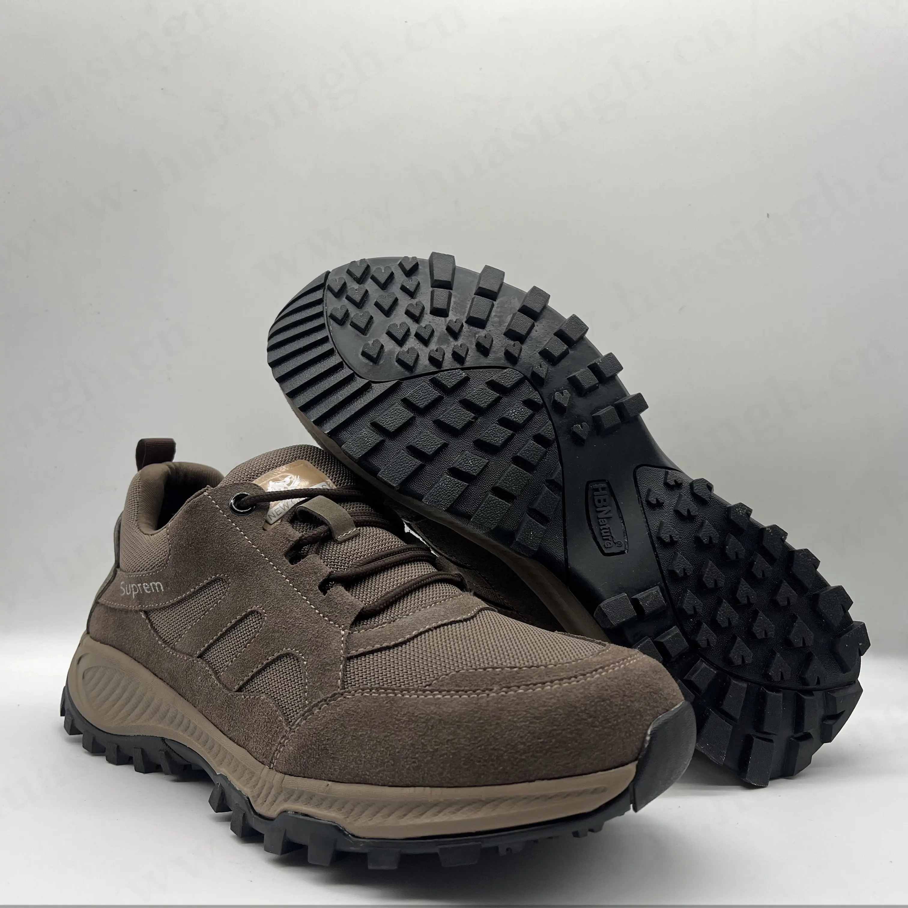 YWQ,china factory supply high quality suede leather sport shoes unisex daily wear outdoor walk running shoes  HSS449