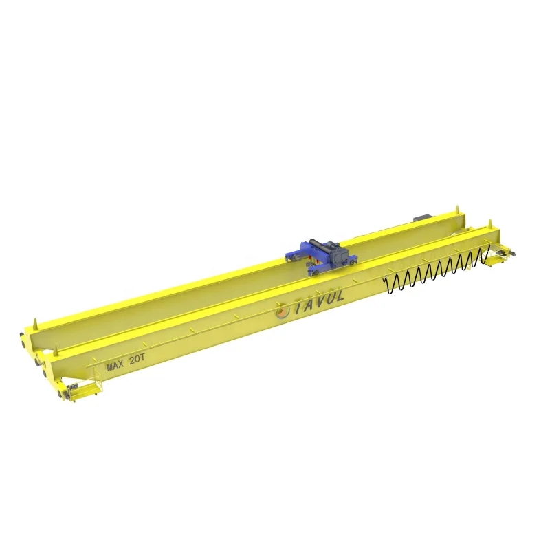 China Manufacturer Heavy Duty Electric Hook Lifting Double Girder Durable Bridge Crane 1-200 ton