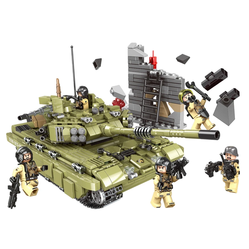 best gift brick tank military plastic educational set custom packaging building blocks toys