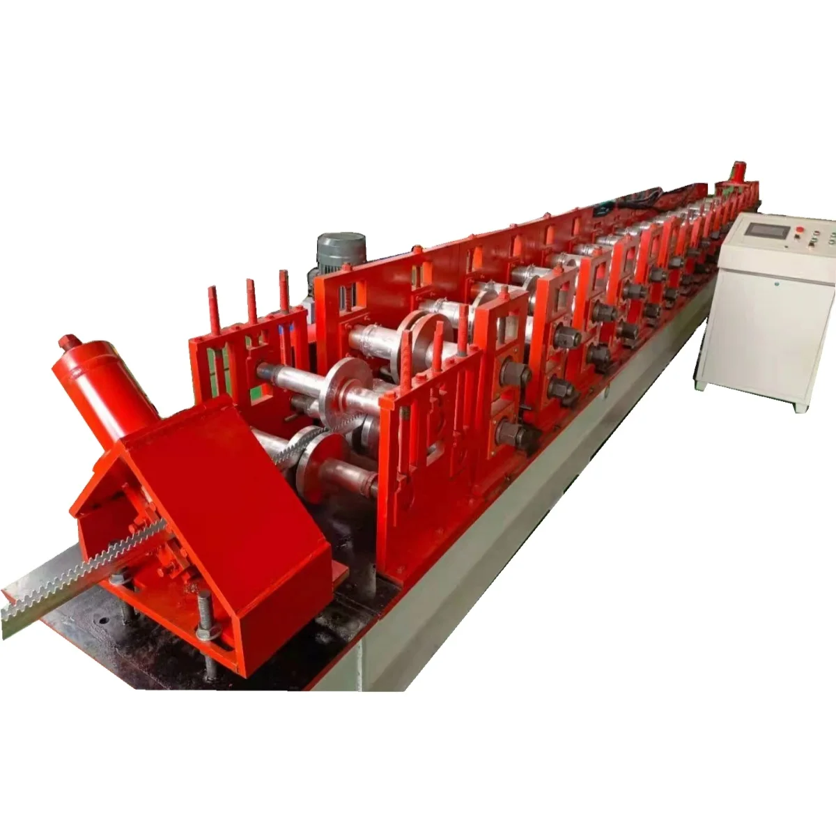 Green House Rack And Pinion Roll Forming Machine Automatic Pinion And Rack Forming Machine