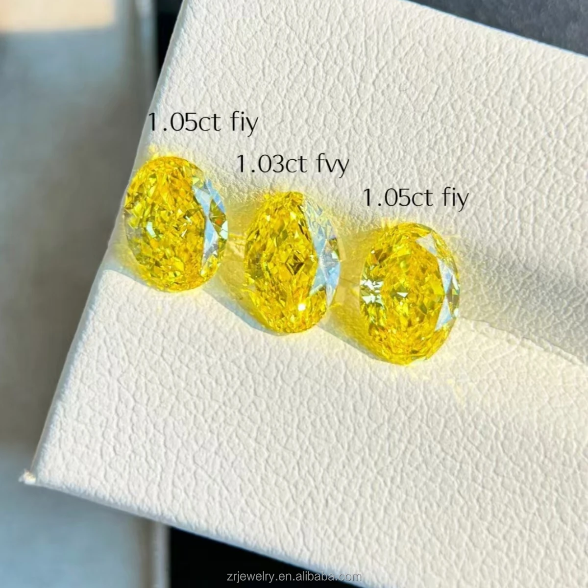 Wholesale Diamond Lab Grown Round Shape Synthetic Bulk Stone Carat Yellow HPHT 3EX Loose Lab Grown Diamond