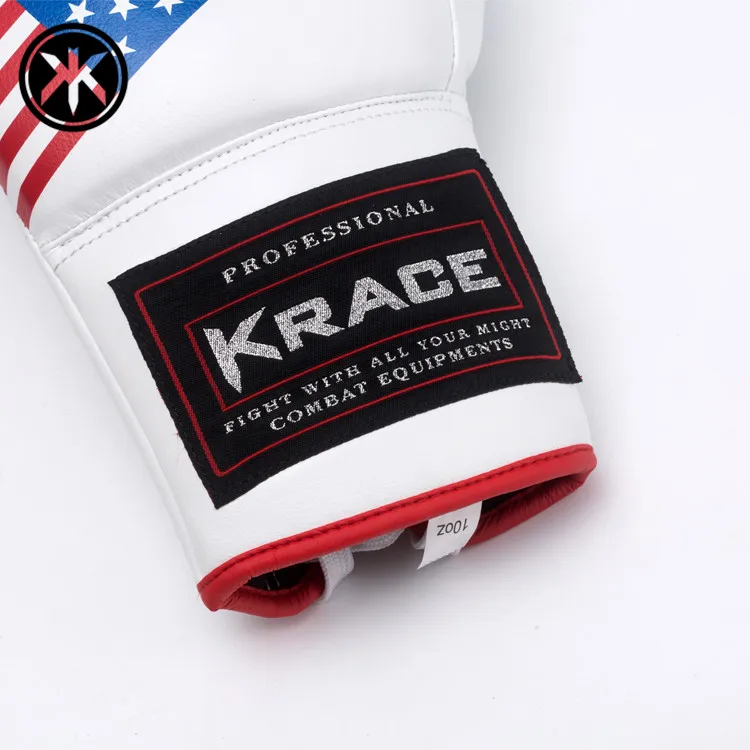 KRACE 2020 ODM custom logo ufc Manufacturer Wholesale Professional High Quality PU Leather Men Training kicking Boxing Gloves