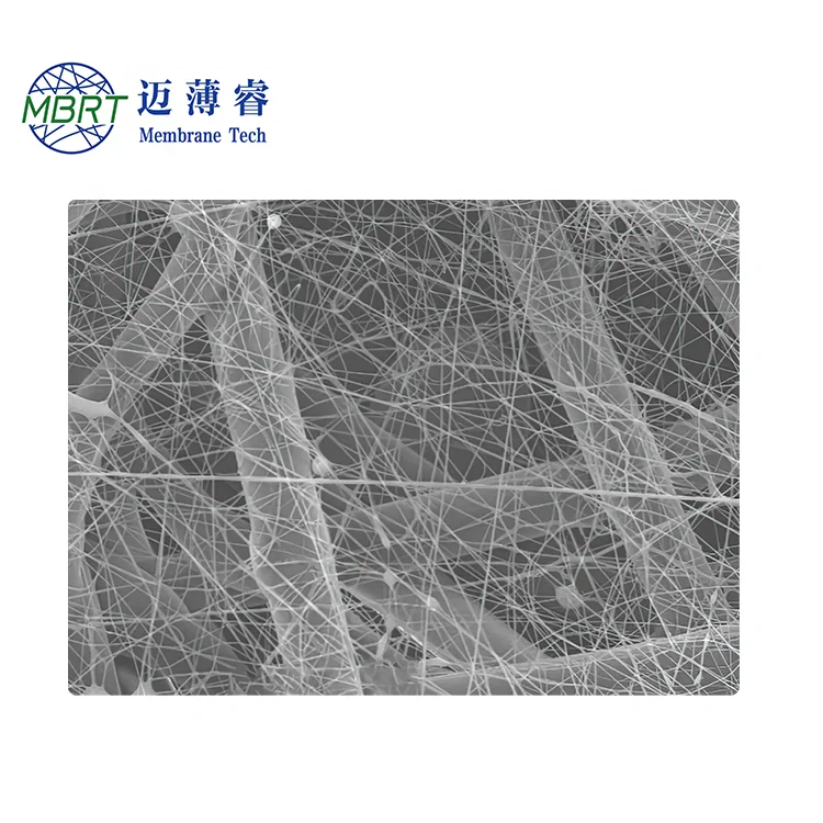 Customized fire retardant nanofiber polyester spunbond filament nonwoven fabric