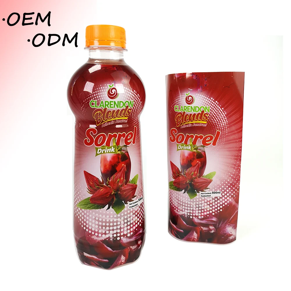 Factory Direct Sales Private Labels Drinks Fashion Pvc Shrink Label In China