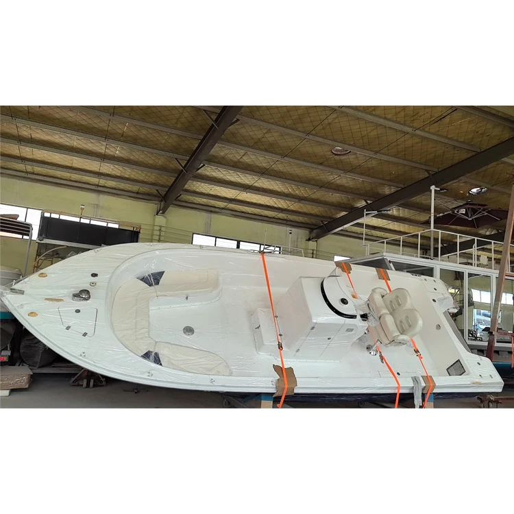 Customization 4 6 8 Person Assault Boats Yacht Cabin Cruiser Fiberglass High Speed Fiberglass Fishing Boat