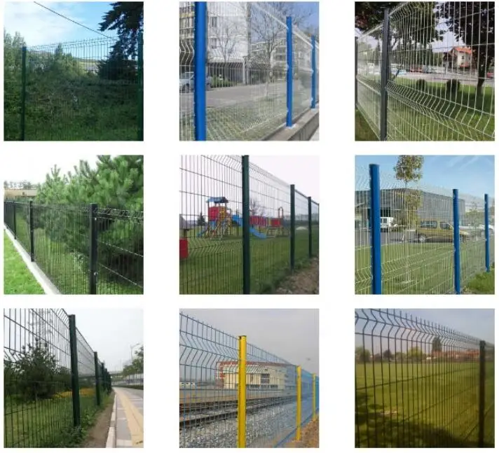 3d curved welded wire mesh fence panel for garden curved fencing timbe 3d panel fence machine